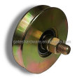steel V-groove caster Sliding Gate steel caster wheel